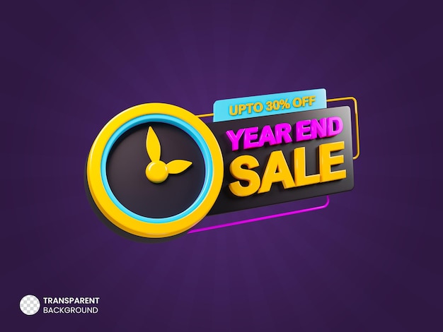 Mega sale 3d promotion banner