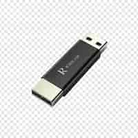 Free PSD memory stick isolated on transparent background