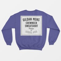 Mens crewneck sweatshirt