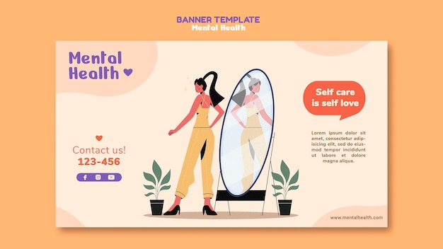 mental health horizontal banner