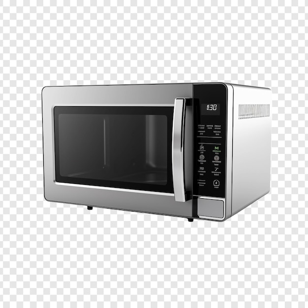 Free PSD microwave oven isolated on transparent background