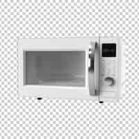 Free PSD microwave oven isolated on transparent background