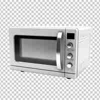 Free PSD microwave oven isolated on transparent background
