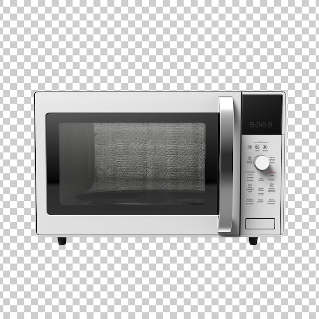 Free PSD microwave oven isolated on transparent background