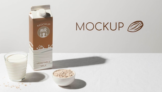 Milk bottle concept mock-up