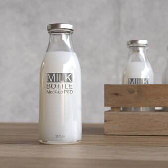 Download Milk Bottle Psd 700 High Quality Free Psd Templates For Download