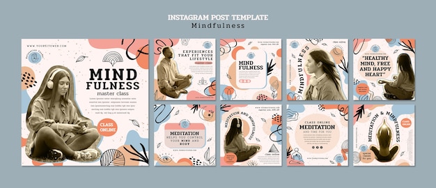 Mindfulness template design