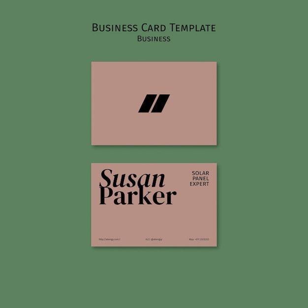 Minimal Business Card Template | Free PSD Download