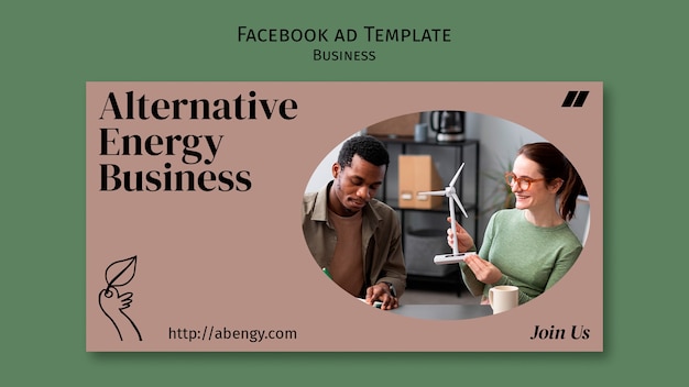 Free PSD minimal business facebook template