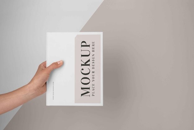 Minimal mock-up book assortment