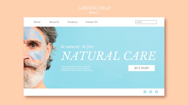 Minimalist beauty template design