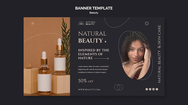 Minimalist beauty template design