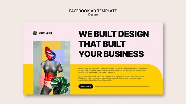 Minimalist design template