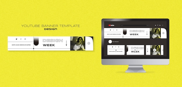 Free Minimalist Design Week Template – Download PSD Templates Now!
