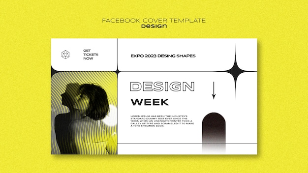 Free PSD minimalist design week template