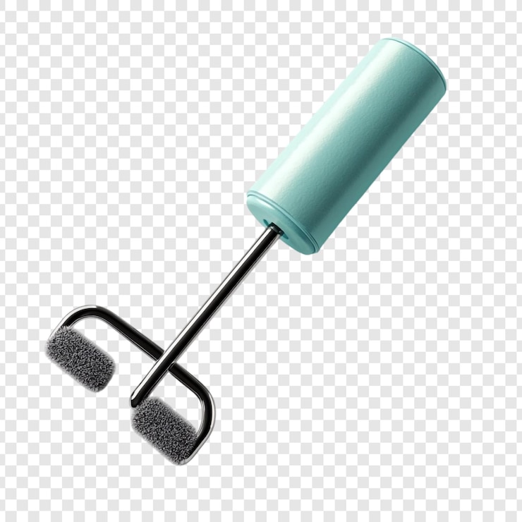 Free PSD mint green double roller cleaning tool