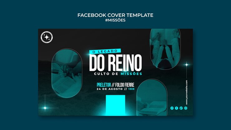 Free PSD missoes facebook cover template