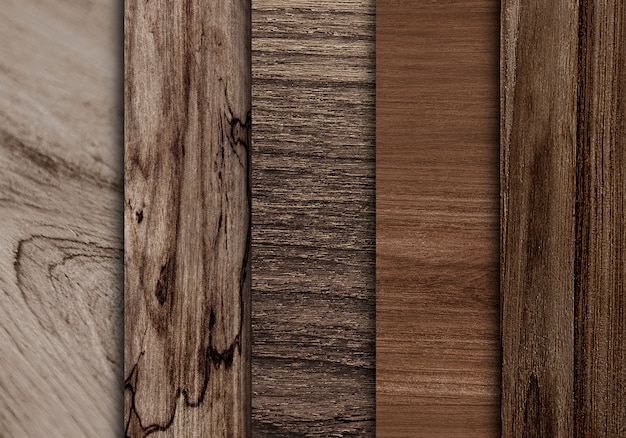 Mixed wooden flooring