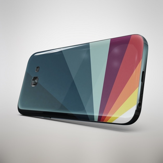 Cellulare mock up di progettazione