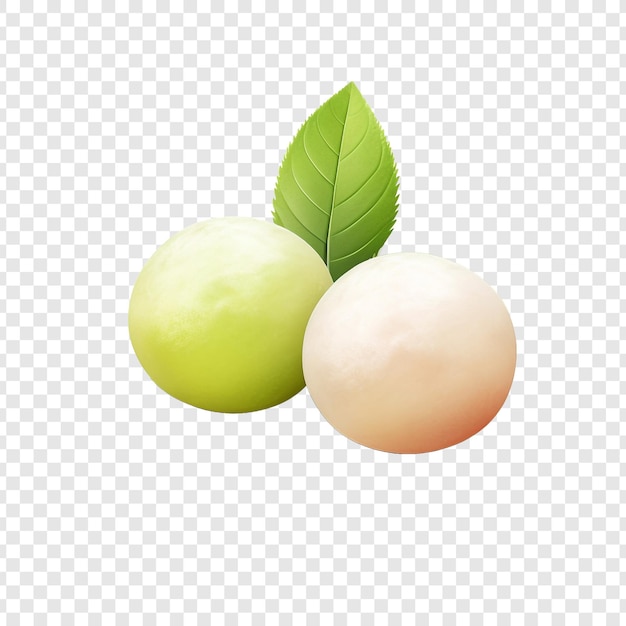 Mochi isolated on transparent background