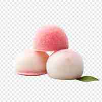 Free PSD mochi isolated on transparent background