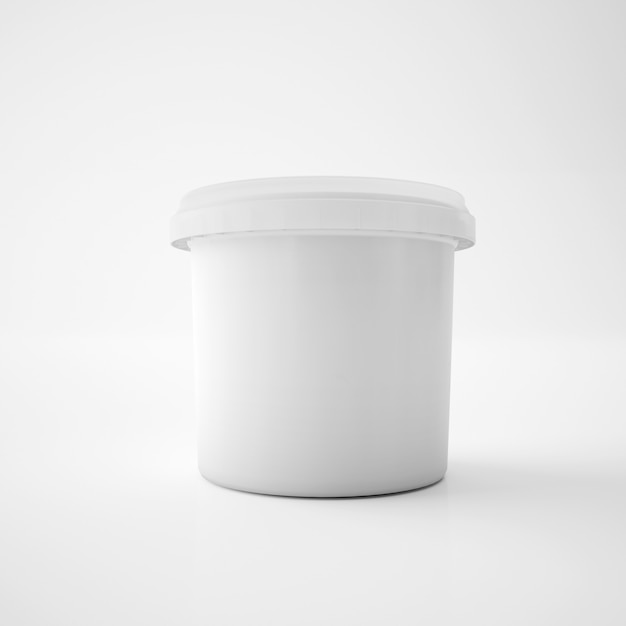 PSD Templates: Plastic Tub Bucket Container Mockup Template – Free Download