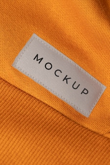 Mockup t shirt close up