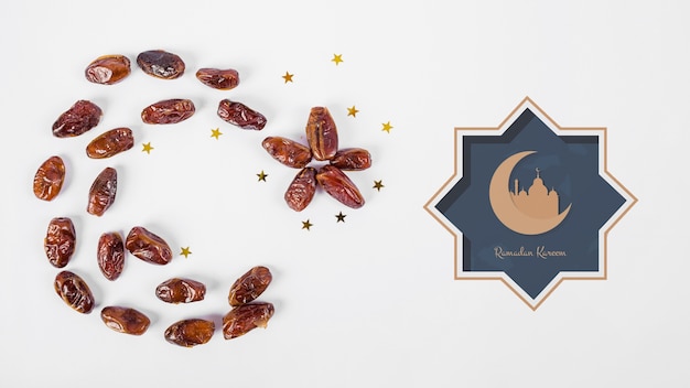 Mockup with ramadan concept