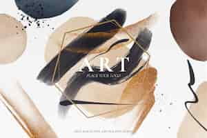 Free PSD modern abstract background