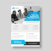 Free PSD modern business brochure template