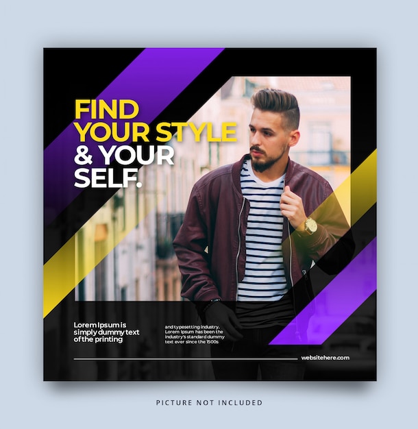 Download Free Modern Dynamic Instagram Template for Instagram Ads and Social Media Promotion