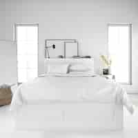 PSD gratuito camera da letto moderna ed elegante