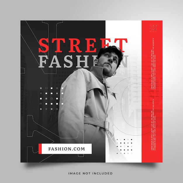 Modern Fashion Social Media Instagram Post Template – Free PSD Download