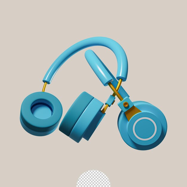 Modern minimal headphone branding