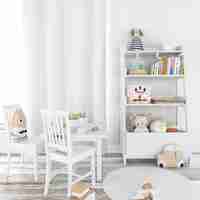 Free PSD modern nursery  kid's room