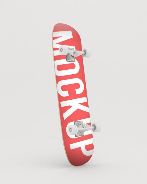 Modern skate mockup