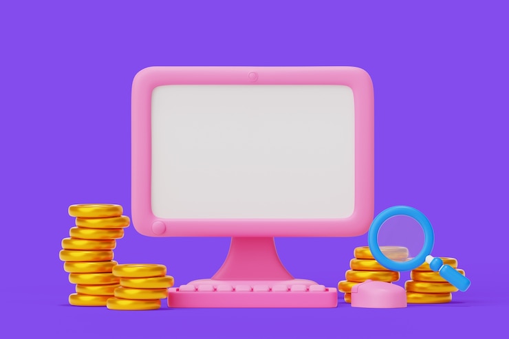 Free PSD money blank banner sales background