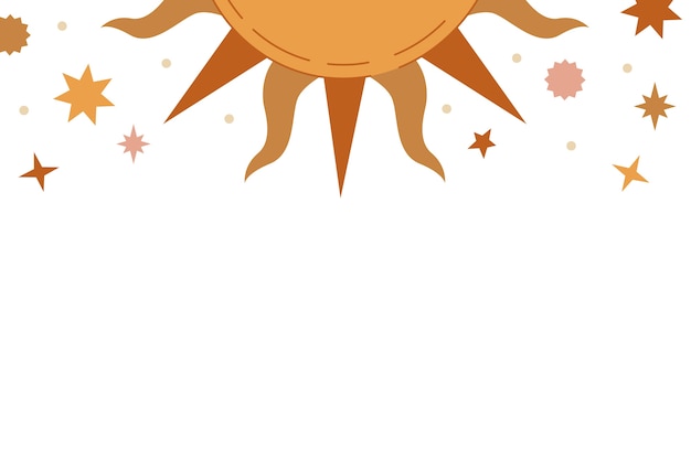 無料PSD 月と太陽の要素の設計
