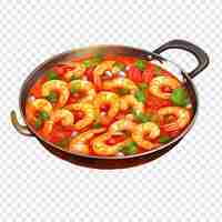 Free PSD moqueca isolated on transparent background