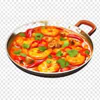 Free PSD moqueca isolated on transparent background