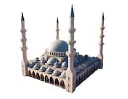 Free PSD mosque building isolated