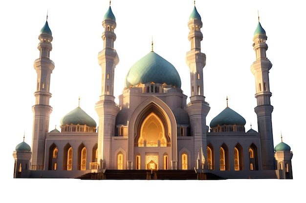 Free PSD mosque building isolated