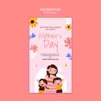 Free PSD mother's day celebration facebook template