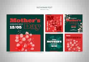 Free PSD mother's day celebration  instagram posts