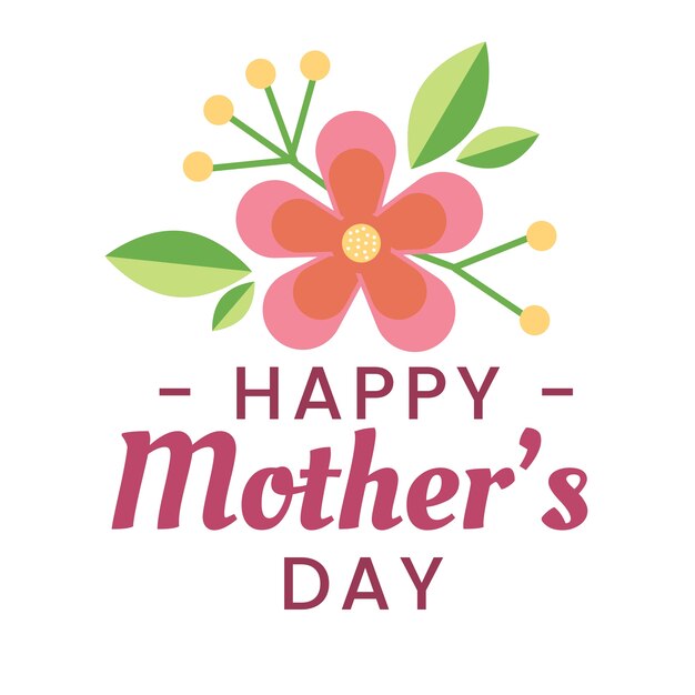 Mother's day lettering design