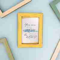 Free PSD mother's day mockup frame