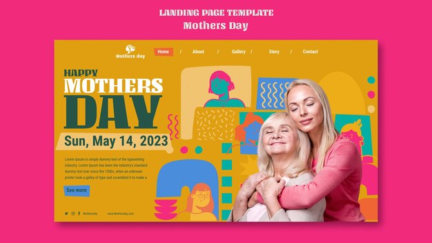 Mother's day template design