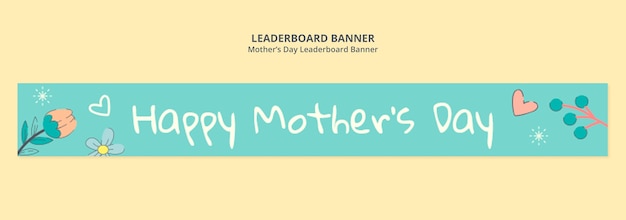 Free PSD mother's day template design