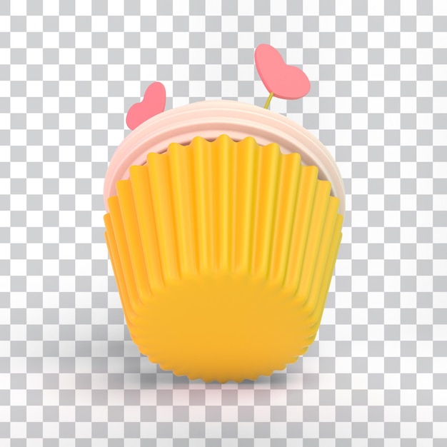 Free PSD mothers day cup cake