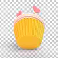 Free PSD mothers day cup cake